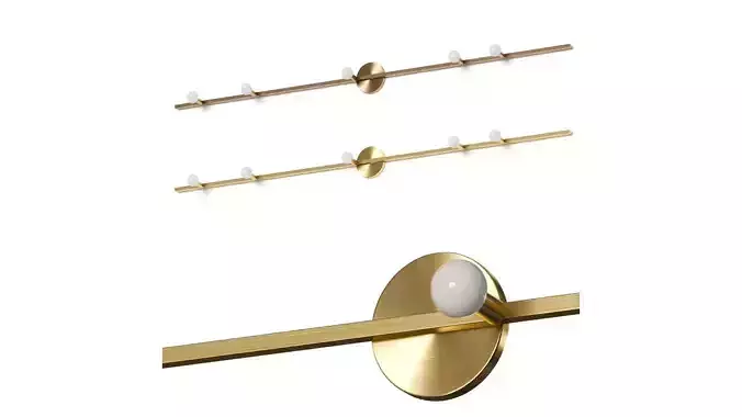 Lambert and Fils Dot Line Wall Lamp