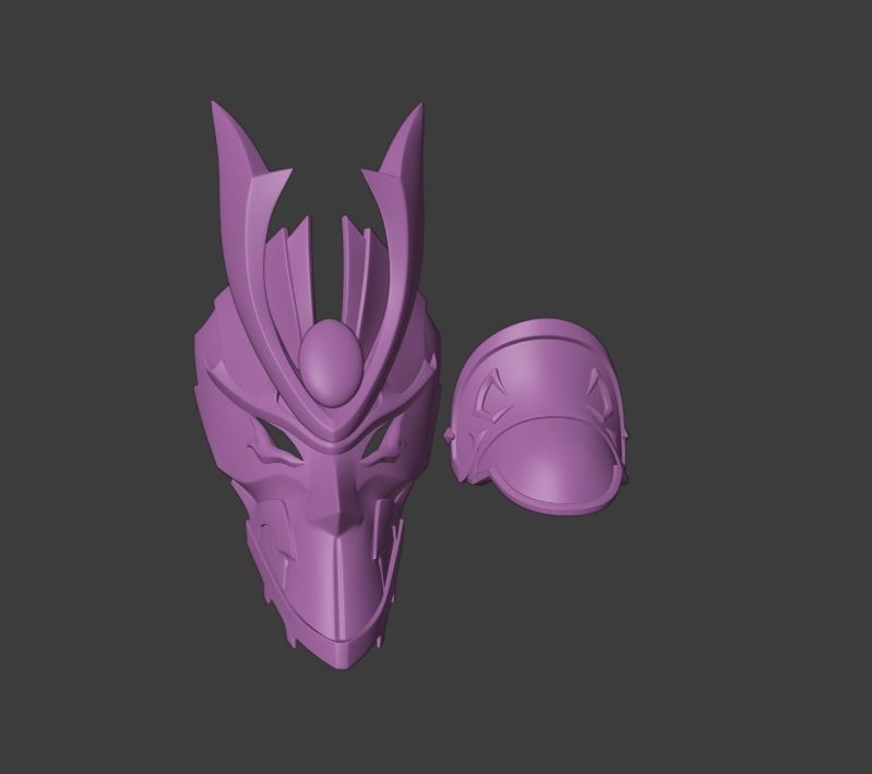 RAIDEN SHOGUN BOSS COSPLAY 3D print model_7