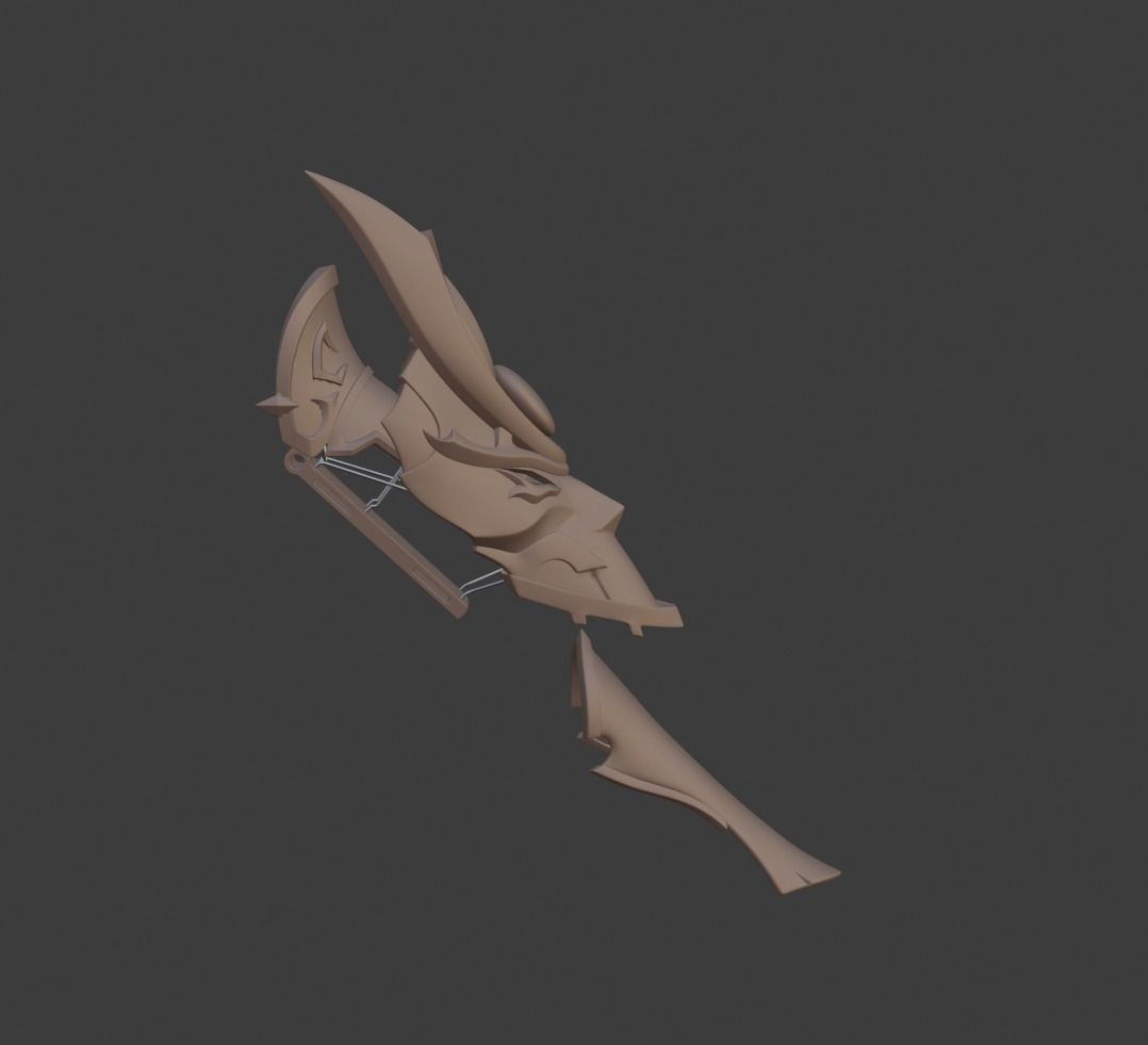 RAIDEN SHOGUN BOSS COSPLAY 3D print model_11