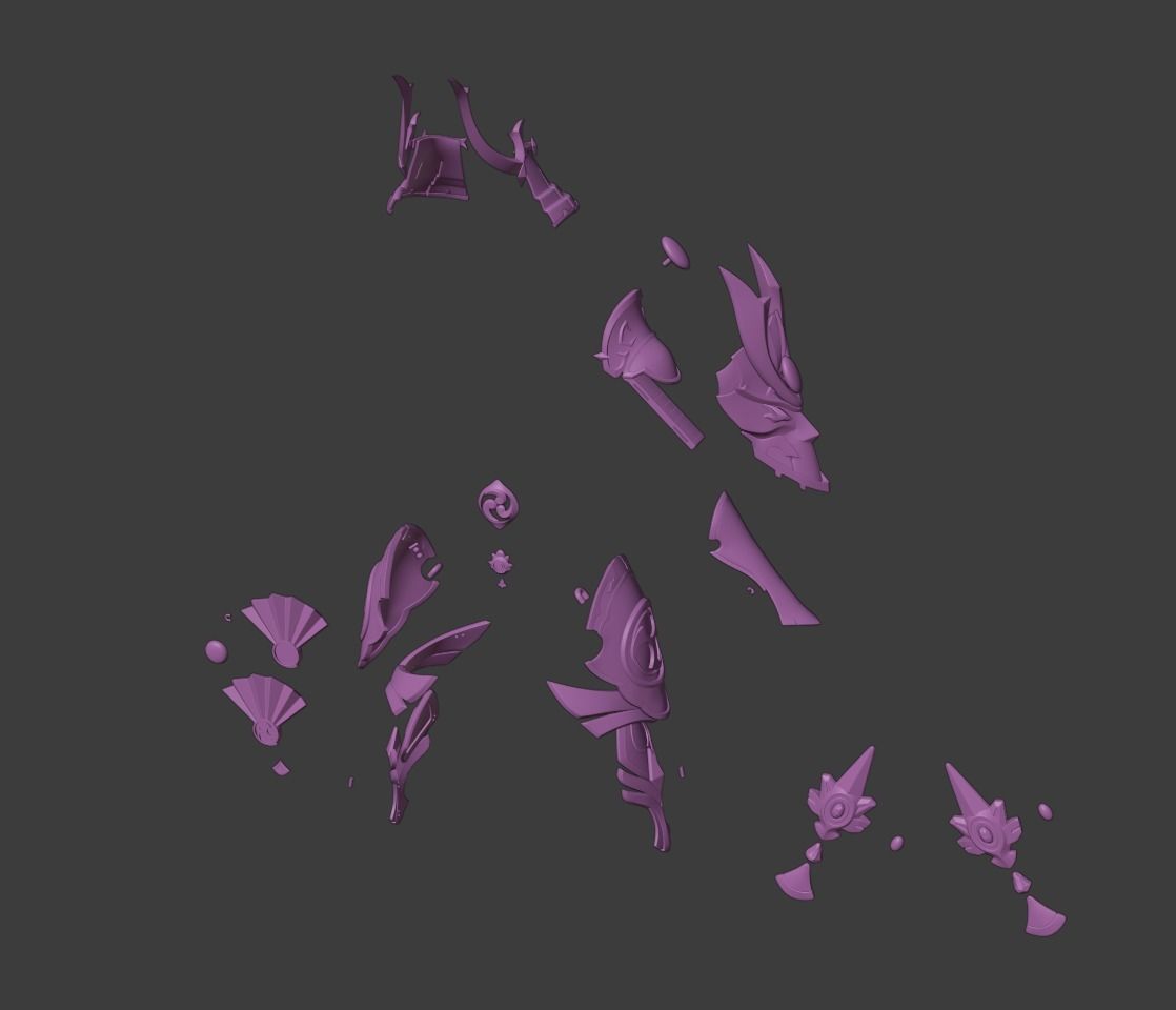 RAIDEN SHOGUN BOSS COSPLAY 3D print model_3