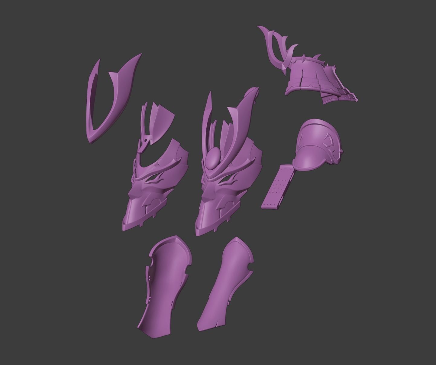 RAIDEN SHOGUN BOSS COSPLAY 3D print model_5