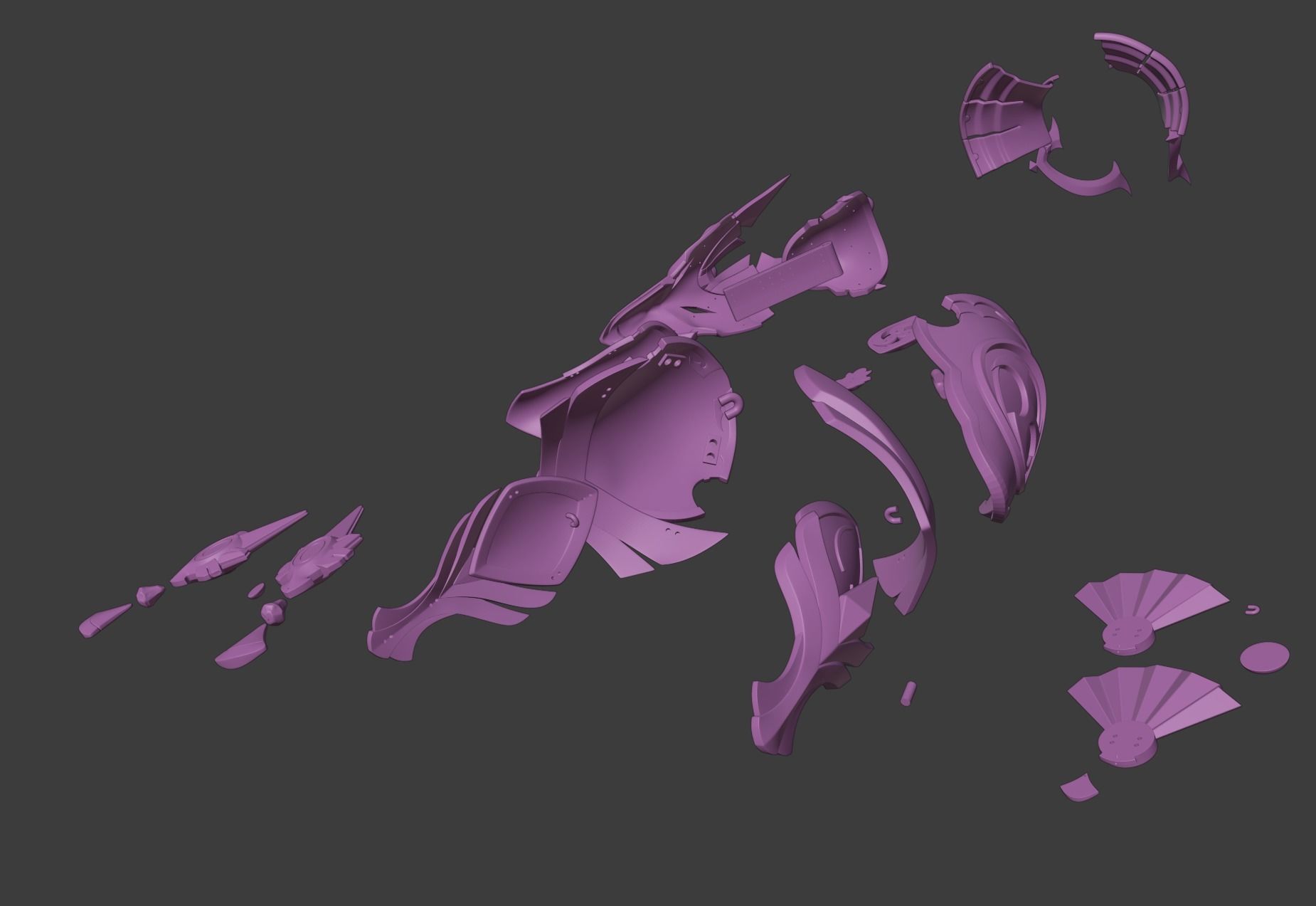 RAIDEN SHOGUN BOSS COSPLAY 3D print model_9