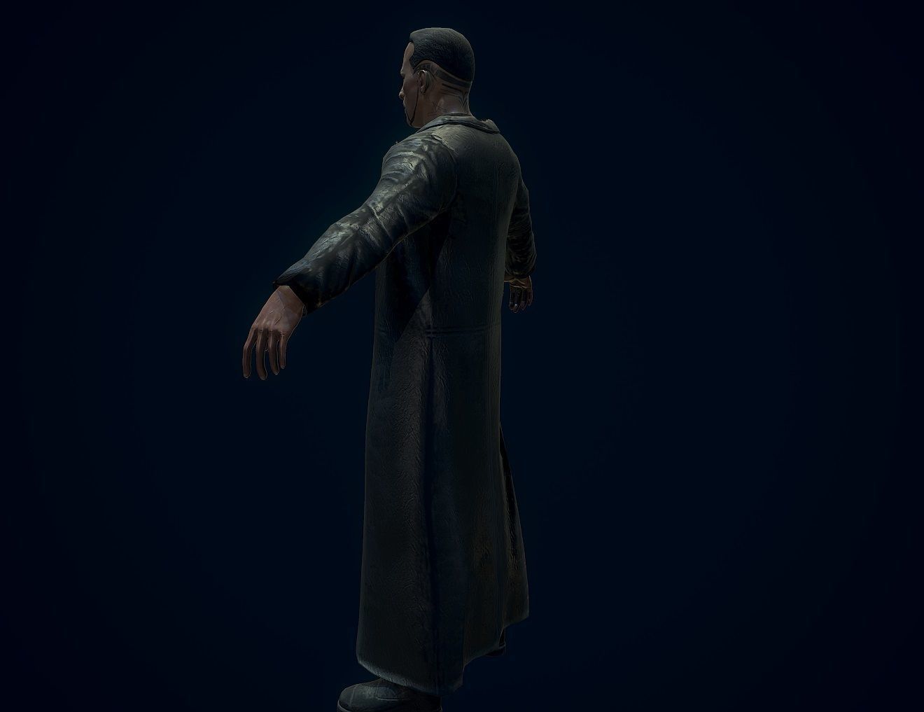 Vampire Hunter Low-poly 3D model_8