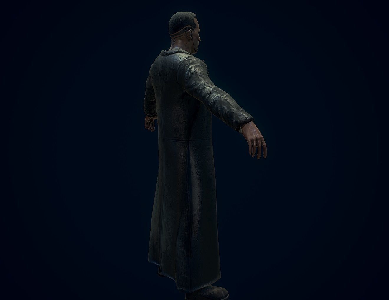 Vampire Hunter Low-poly 3D model_12