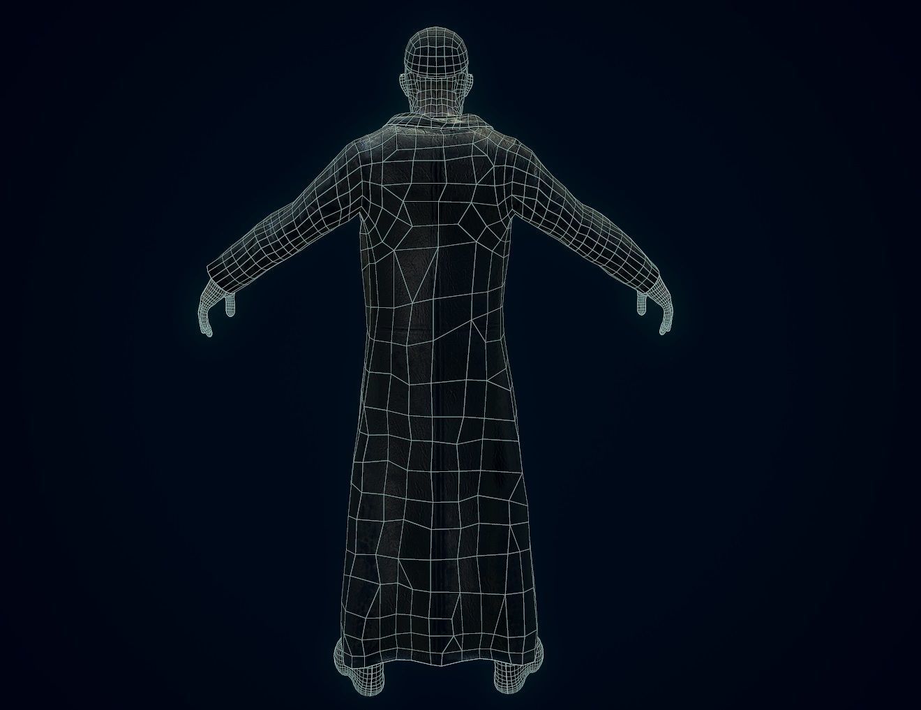 Vampire Hunter Low-poly 3D model_11