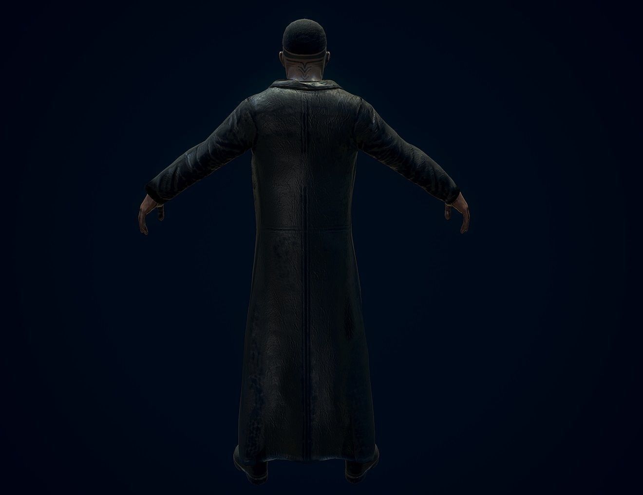 Vampire Hunter Low-poly 3D model_10