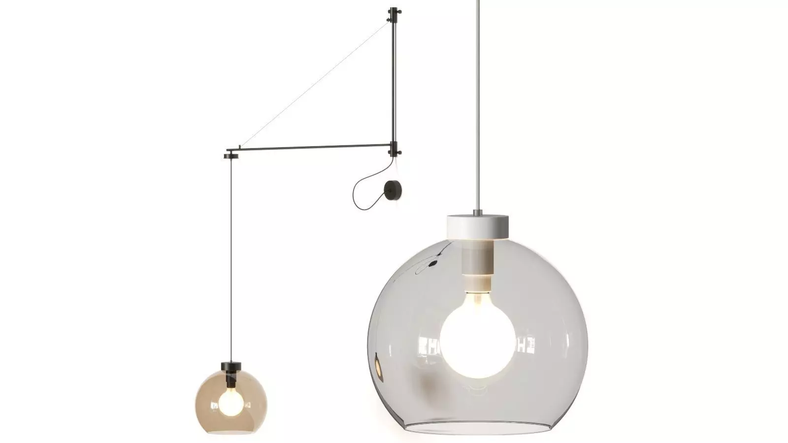 Luz Difusion Sucursal W1 Wall Lamp 3D model_0