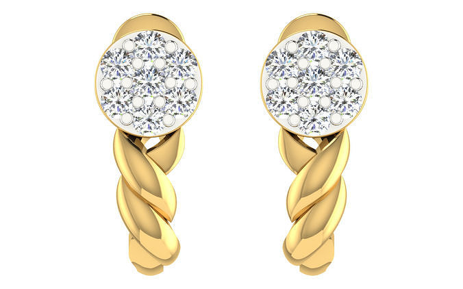 Women earrings 3D print model