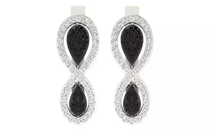 Women earrings 3D print model