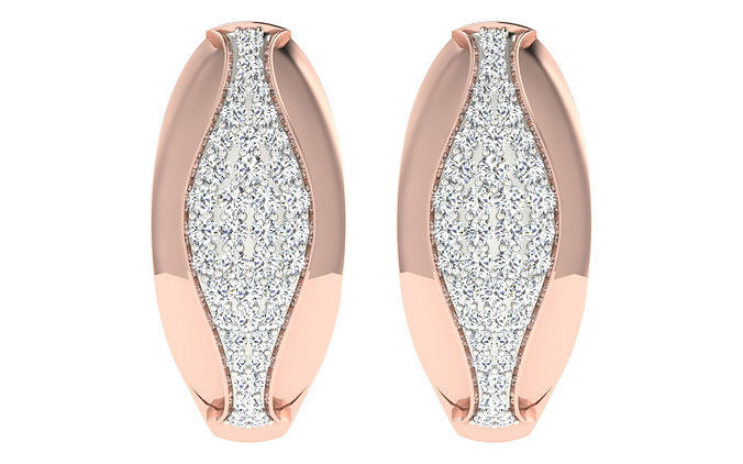 Women earrings 3D print model