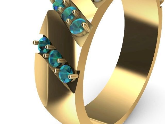 4 types slash ring stl verified  3D print model_29