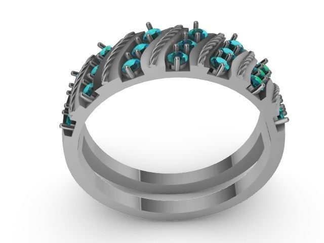 4 types slash ring stl verified  3D print model_17