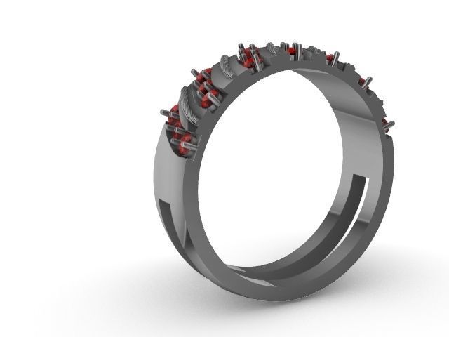4 types slash ring stl verified  3D print model_14