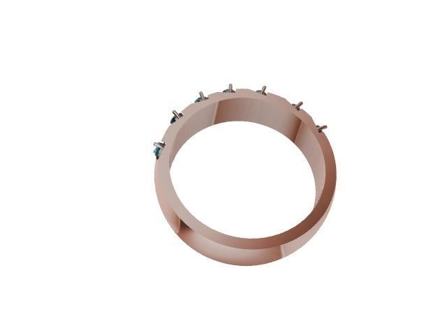 4 types slash ring stl verified  3D print model_33