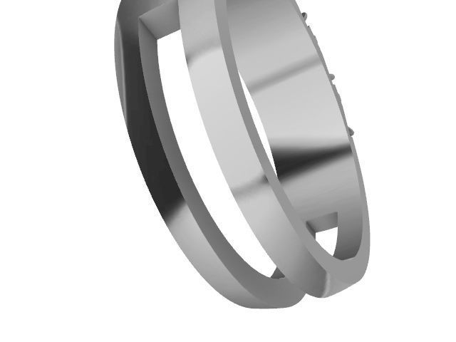 4 types slash ring stl verified  3D print model_16