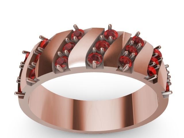 4 types slash ring stl verified  3D print model_35