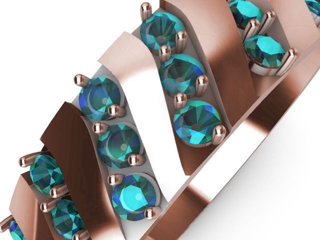 4 types slash ring stl verified  3D print model_32