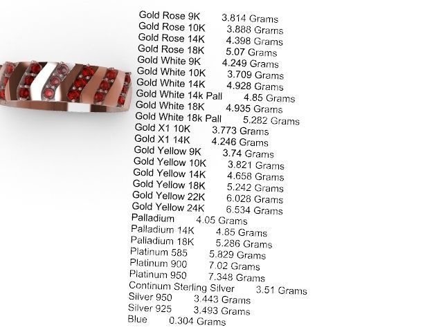 4 types slash ring stl verified  3D print model_40