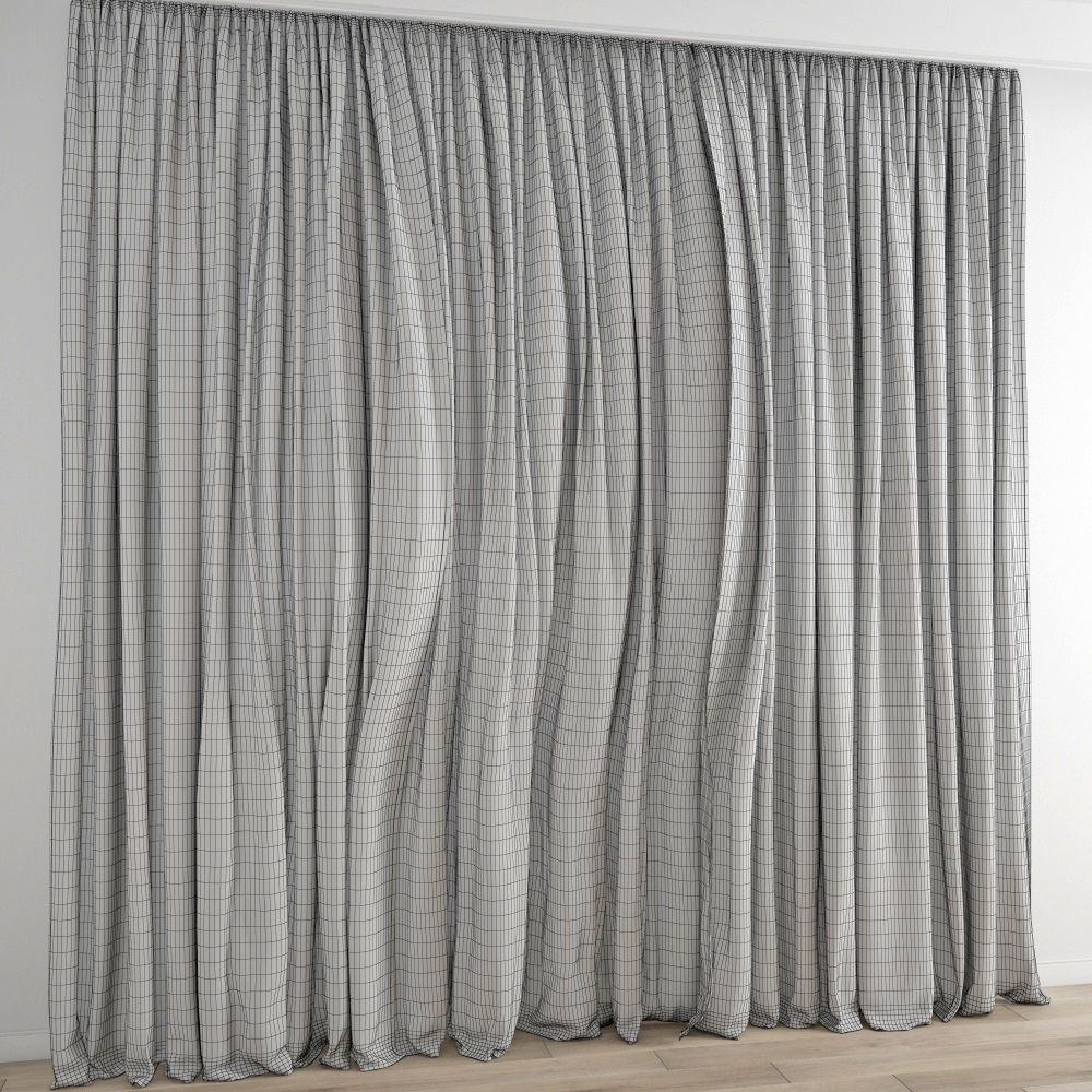 Curtain 322 3D model_3