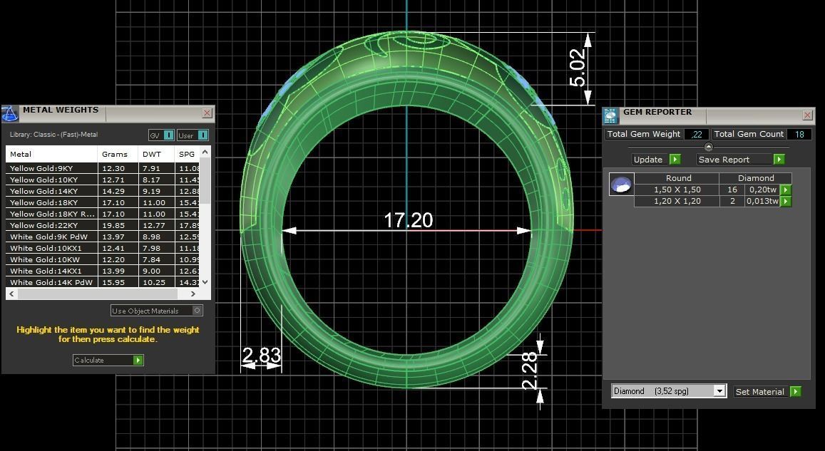 jewelry rings 3D print model_7