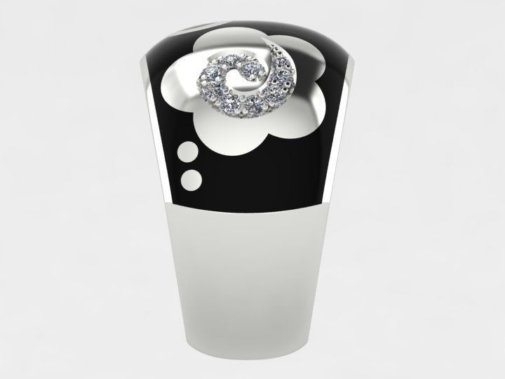 jewelry rings 3D print model_3