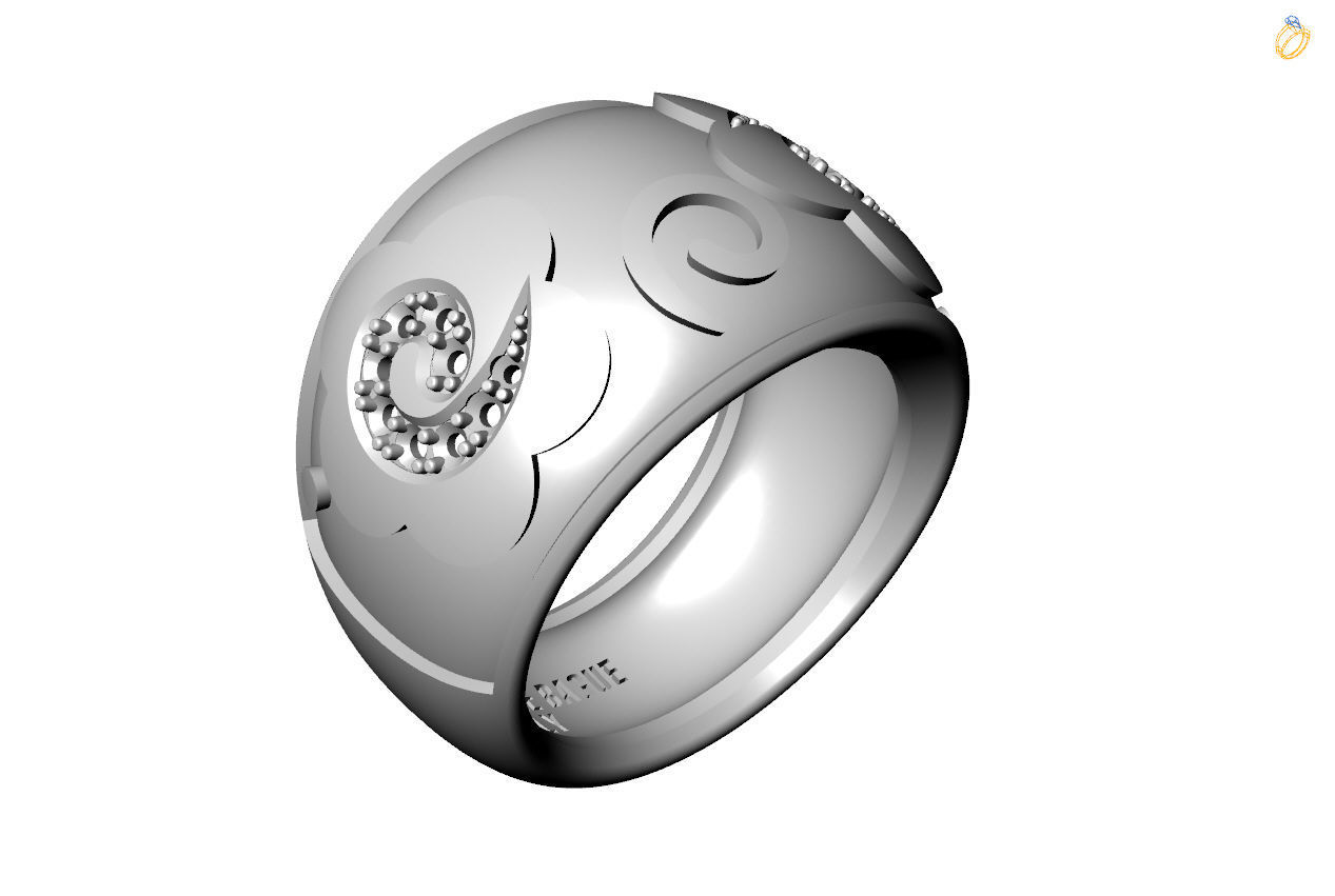 jewelry rings 3D print model_5