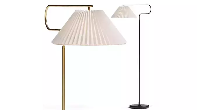 Anthropologie Harriet Pleated Floor Lamp