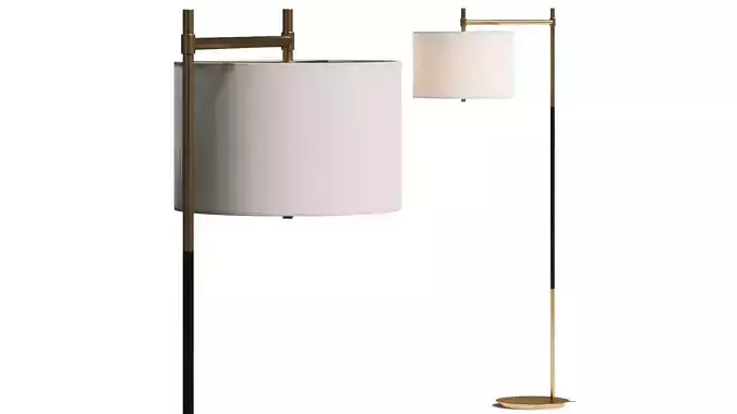 Pottery Barn Reese Metal Sectional Floor Lamp