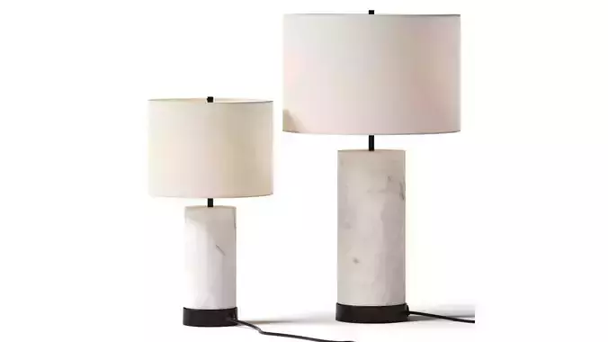 Pottery Barn Windham Alabaster Table Lamps