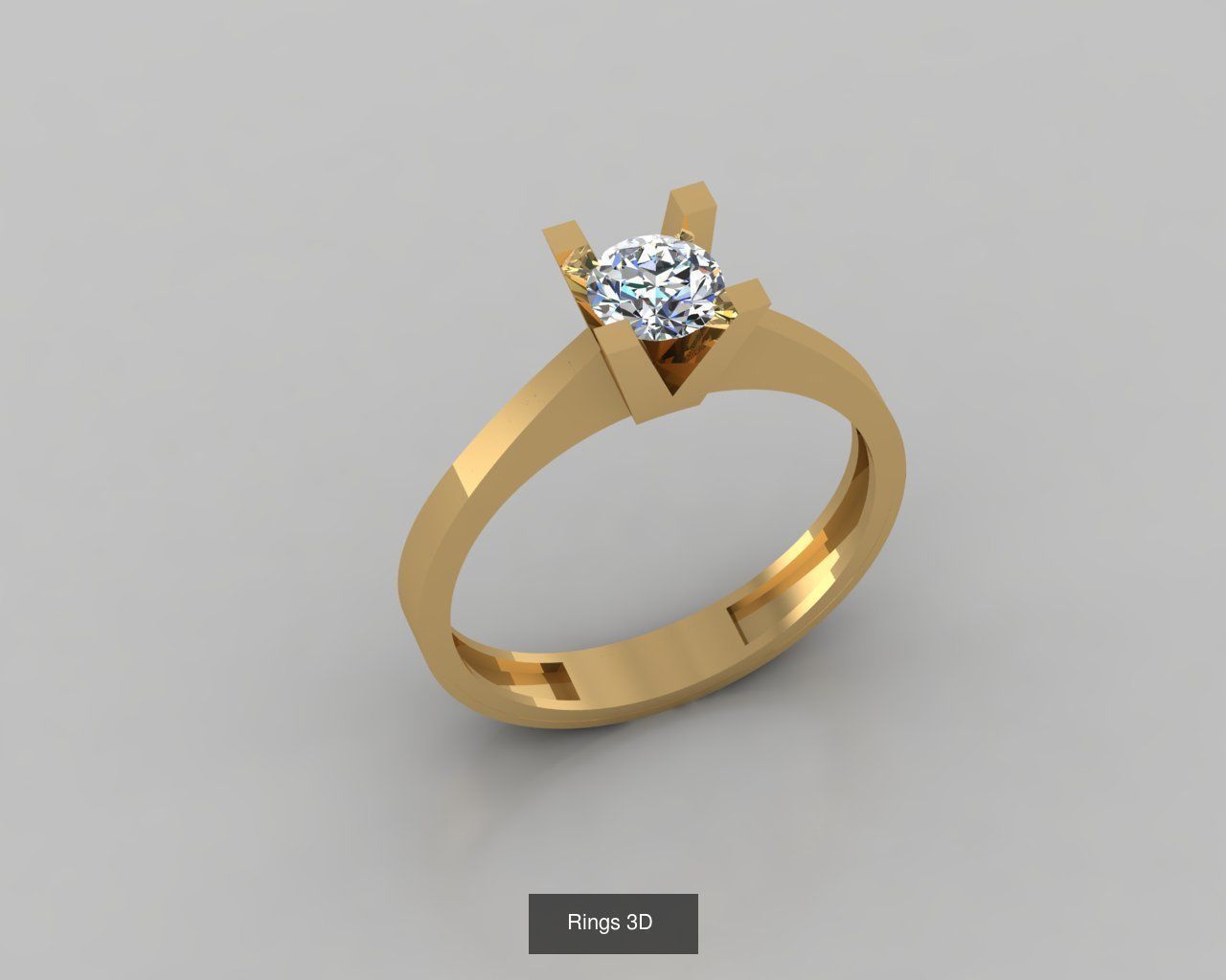 Rings 3D   30 model  3D Model Collection_25