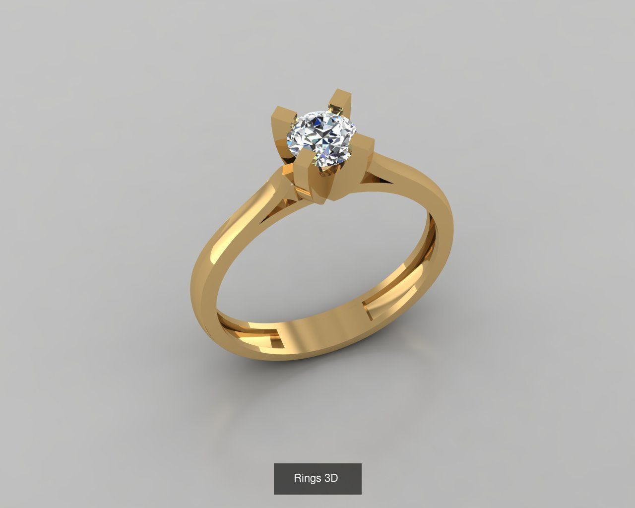 Rings 3D   30 model  3D Model Collection_10