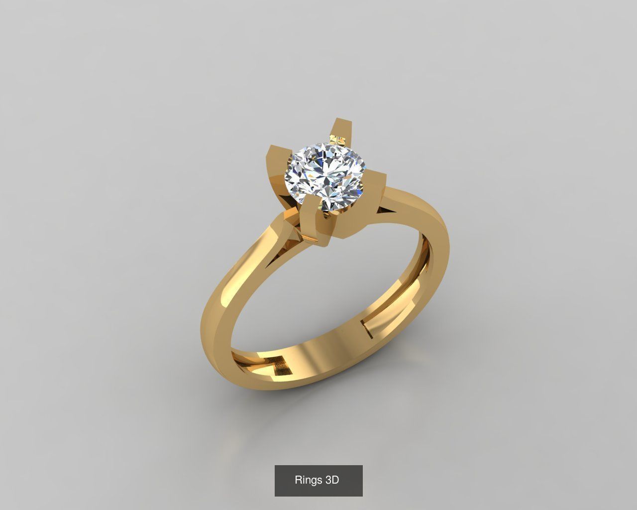 Rings 3D   30 model  3D Model Collection_9