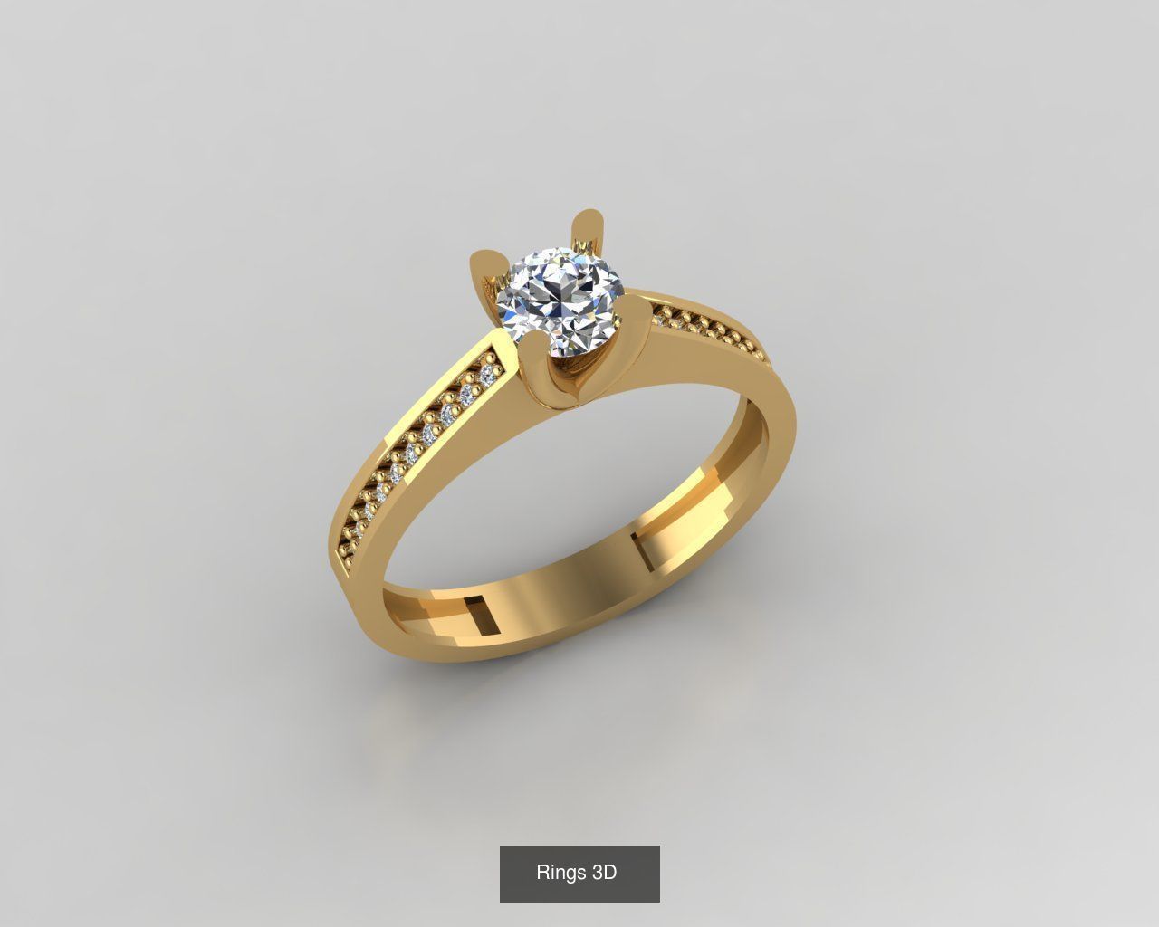 Rings 3D   30 model  3D Model Collection_13