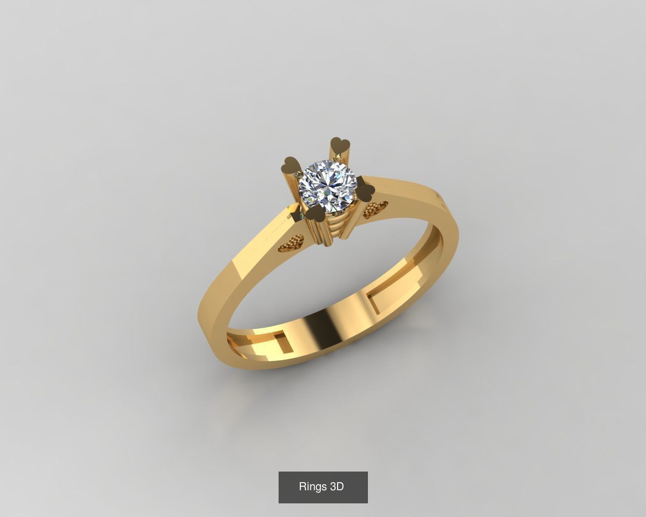 Rings 3D   30 model  3D Model Collection_5