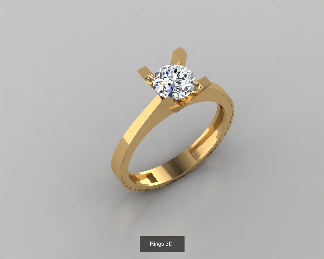 Rings 3D   30 model  3D Model Collection_29