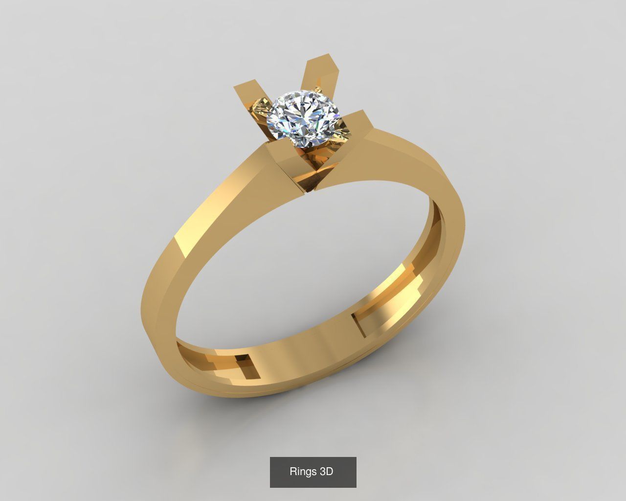 Rings 3D   30 model  3D Model Collection_30