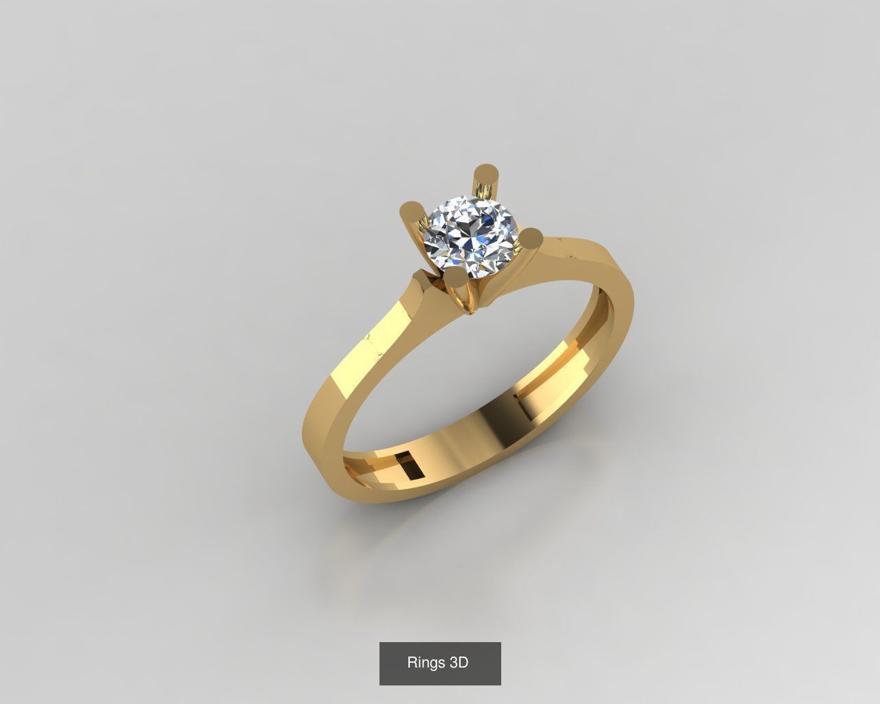 Rings 3D   30 model  3D Model Collection_16