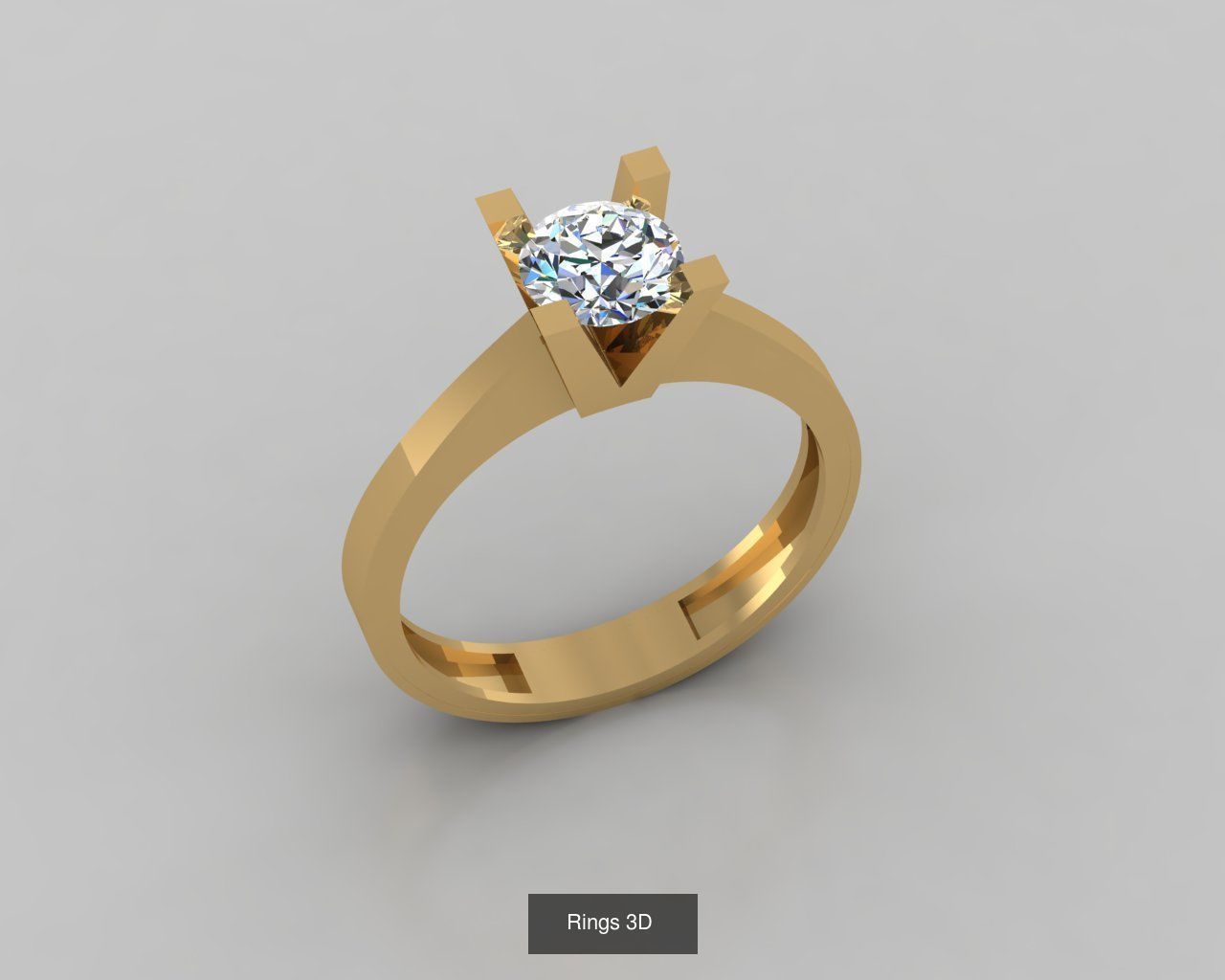 Rings 3D   30 model  3D Model Collection_24