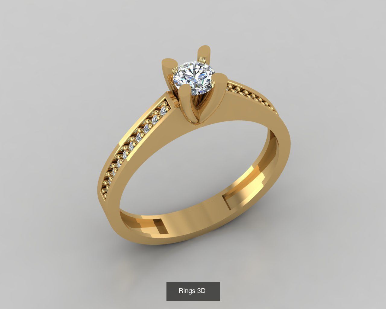 Rings 3D   30 model  3D Model Collection_14
