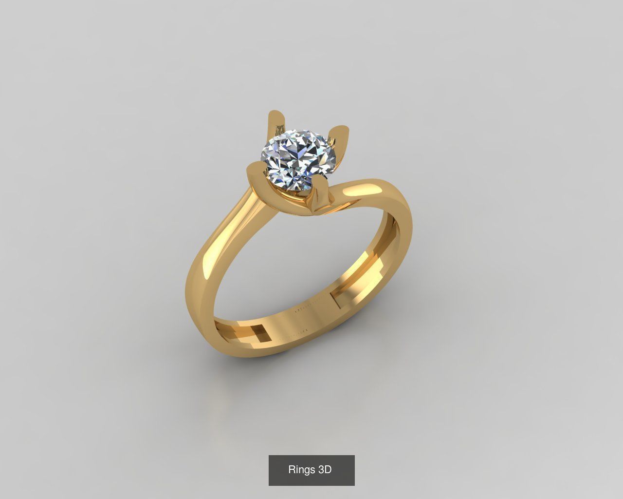 Rings 3D   30 model  3D Model Collection_33
