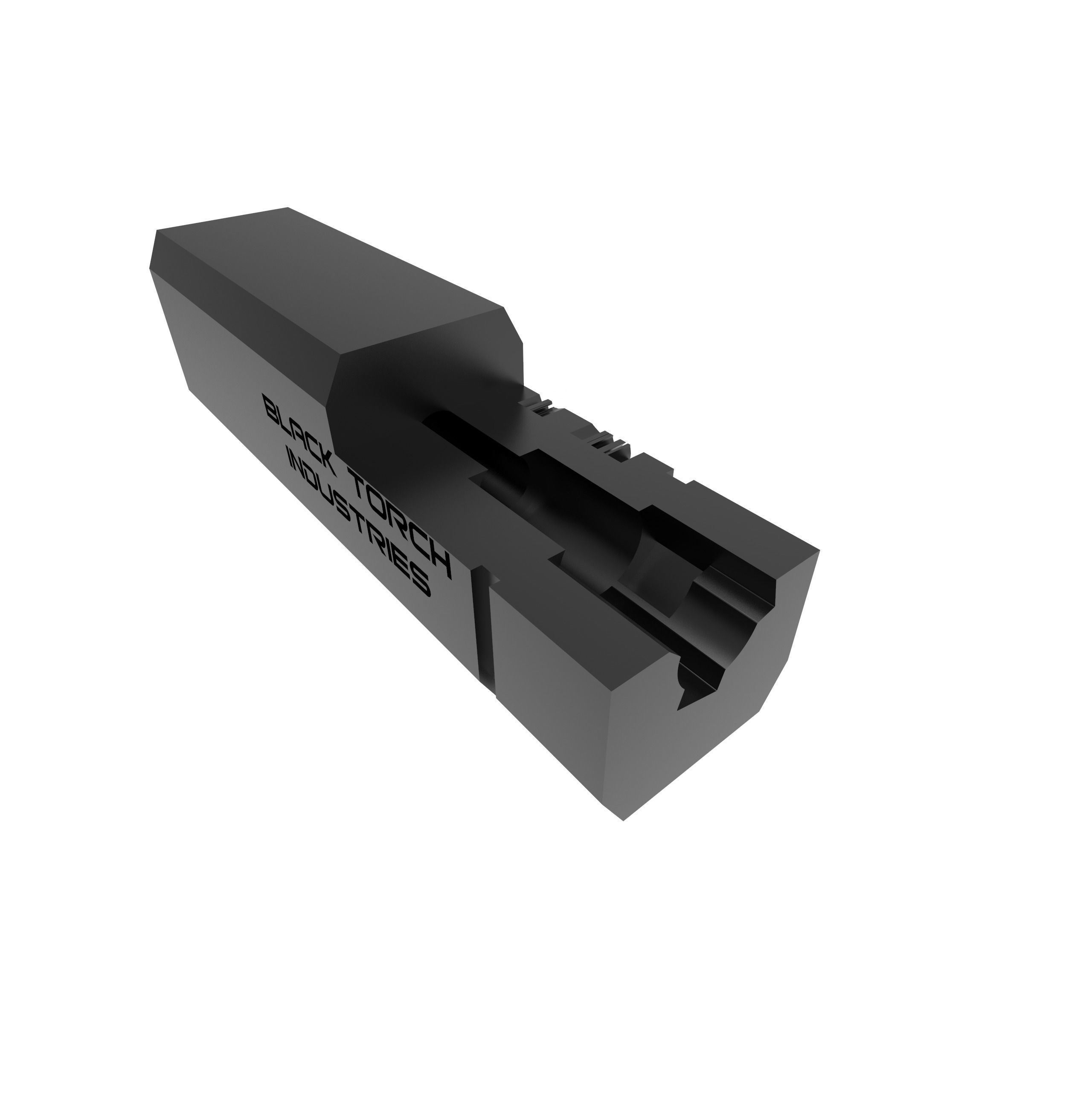 ARROW ARMS APC9K SILENCER WITH TRILUG SYSTEM INTEGRATED 3D print model_6