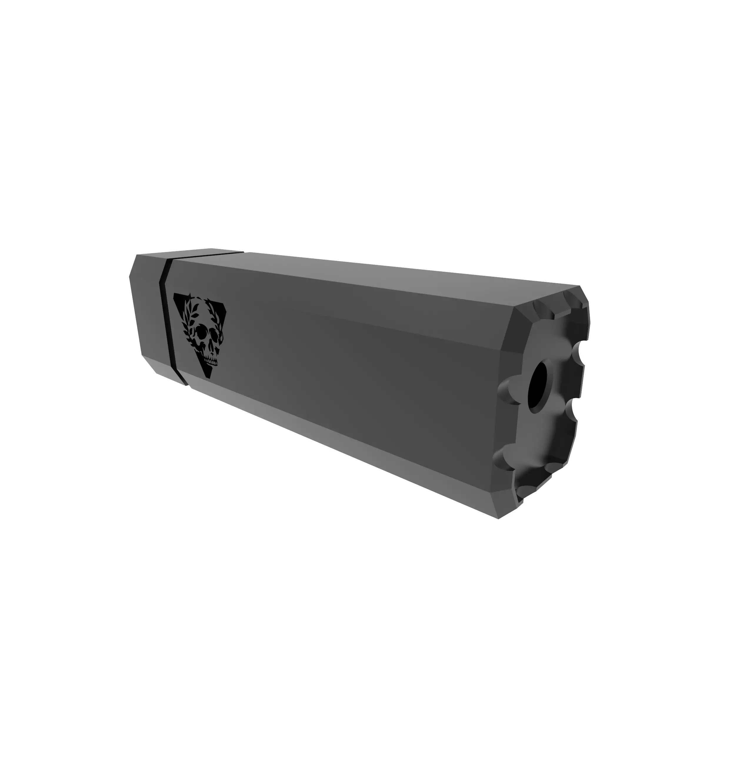 ARROW ARMS APC9K SILENCER WITH TRILUG SYSTEM INTEGRATED 3D print model_0