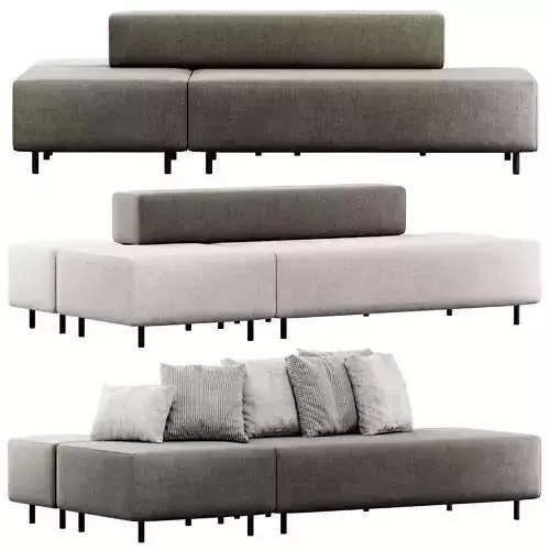 Block Party Gilligan Sofa by Poppin