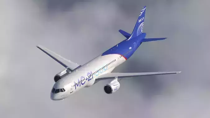 MC-21 300 Airliner PD 14 3D model