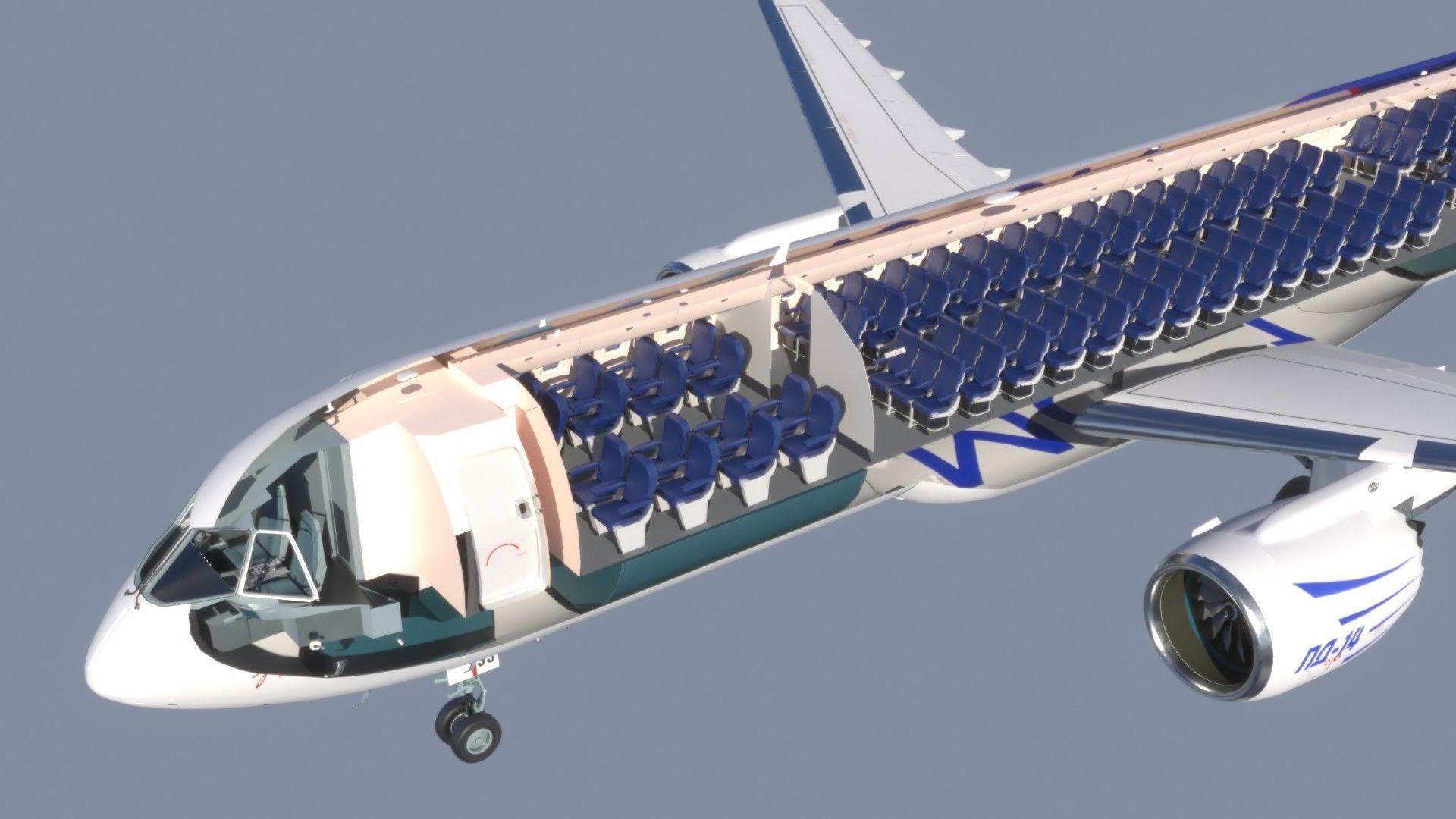 MC-21 300 Airliner PD 14 3D model_27