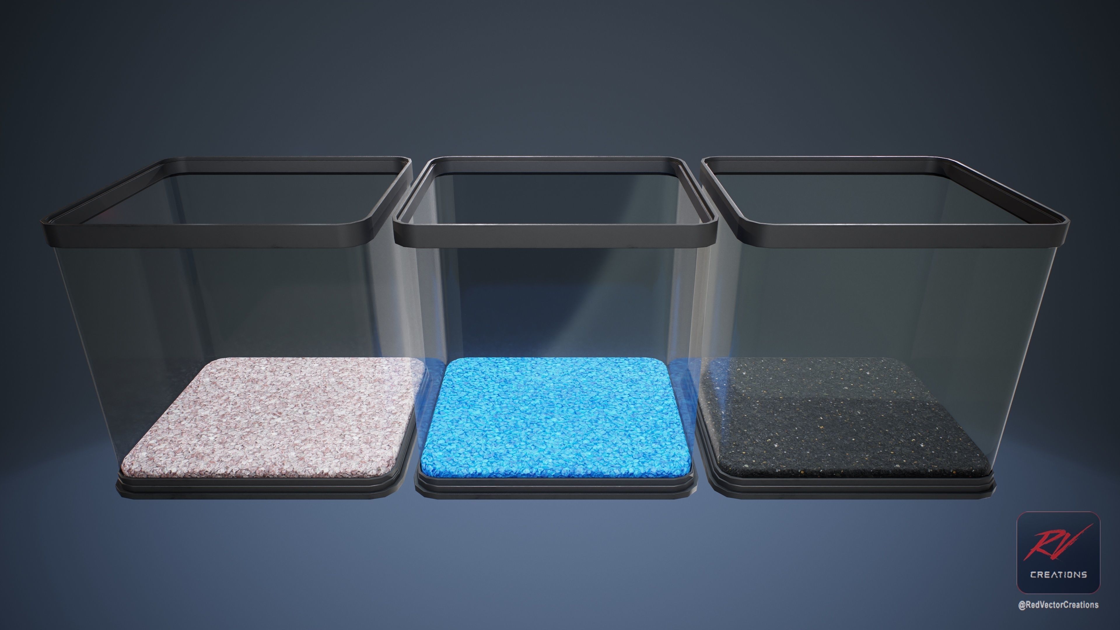 RVC Aquarium Model C Low-poly 3D model_10