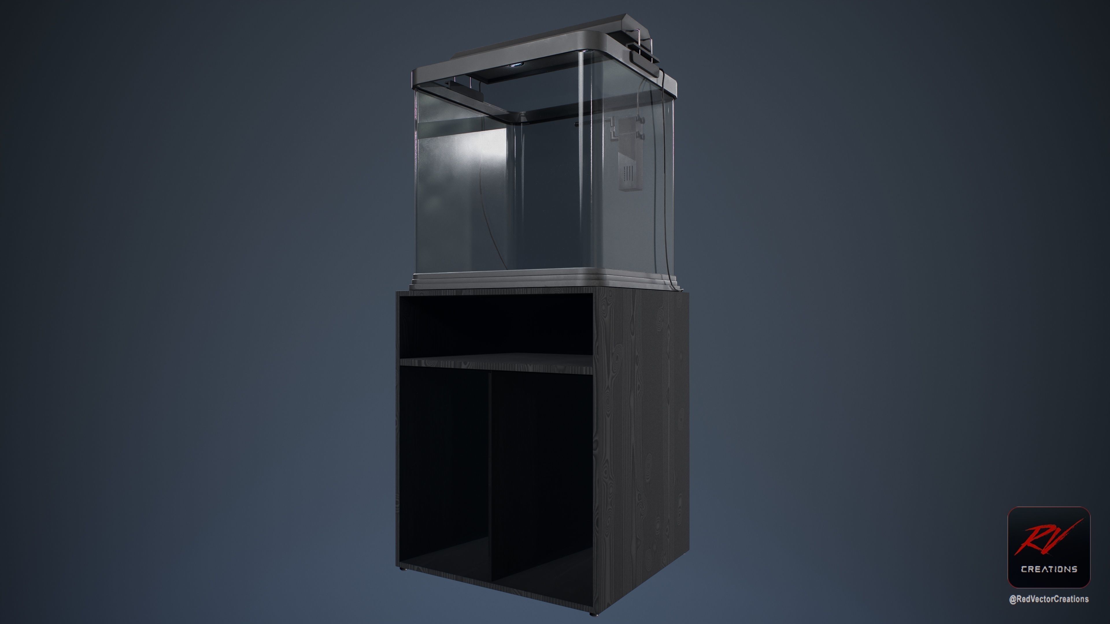 RVC Aquarium Model C Low-poly 3D model_4