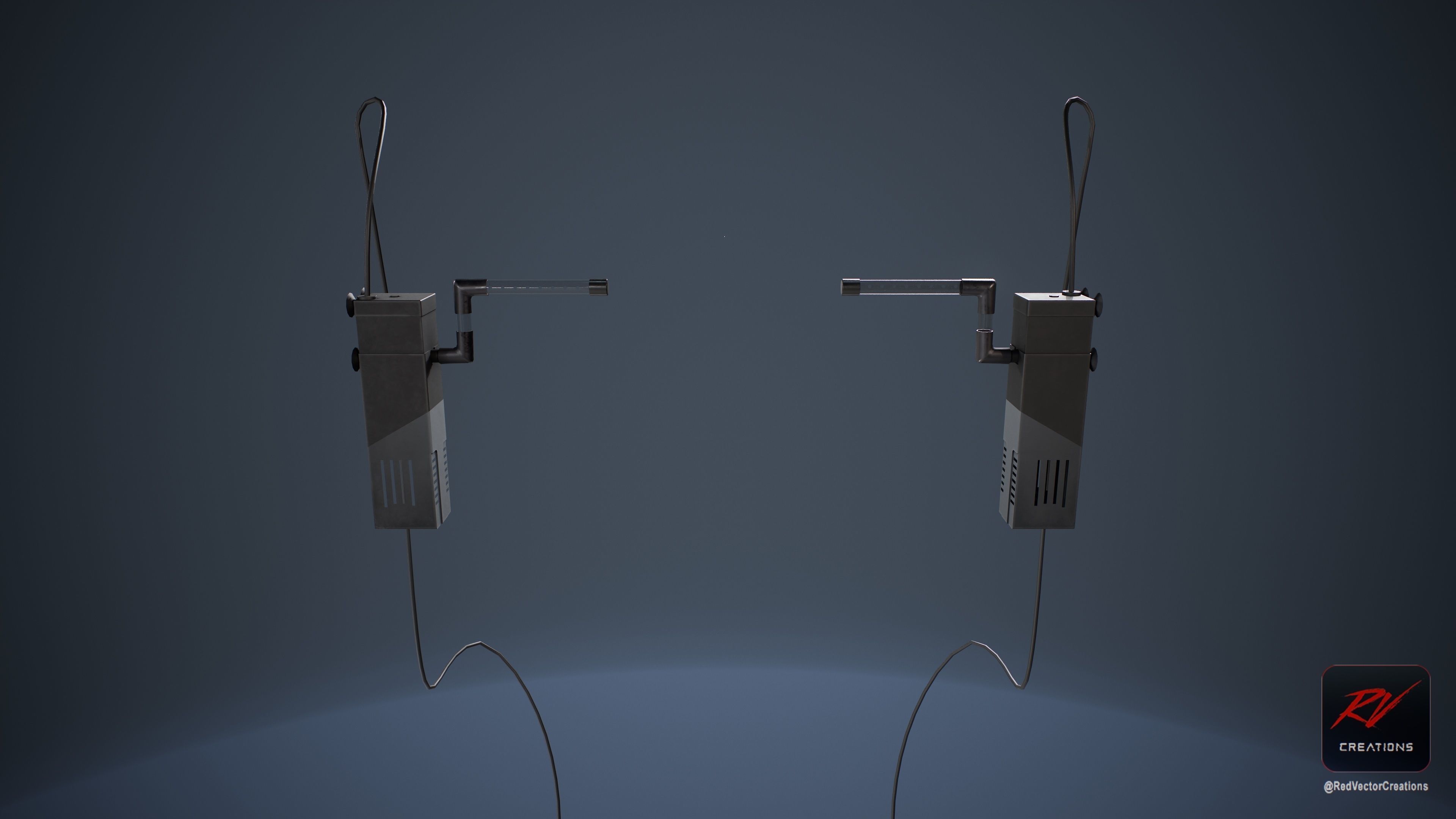 RVC Aquarium Model C Low-poly 3D model_7