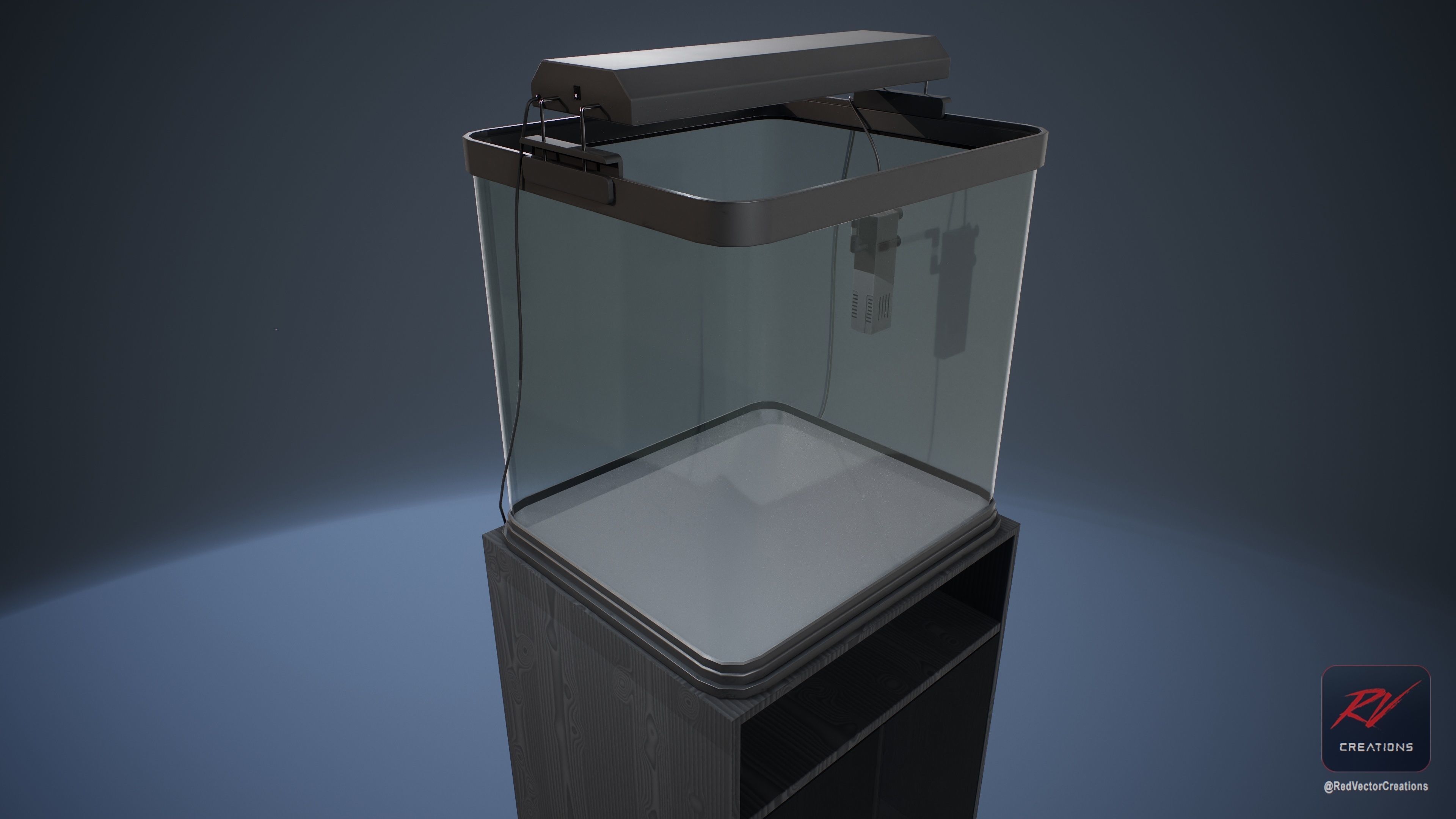 RVC Aquarium Model C Low-poly 3D model_5