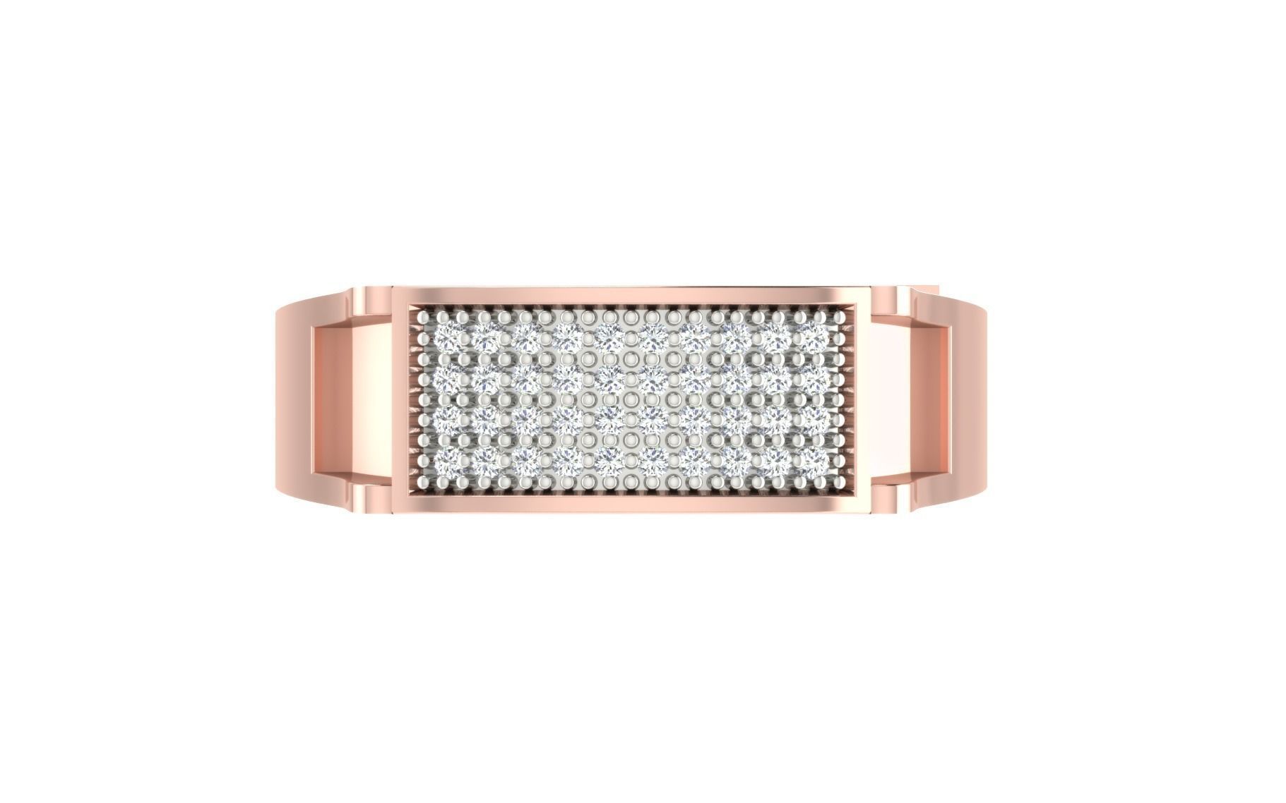 Gents Ring 3D print model_8